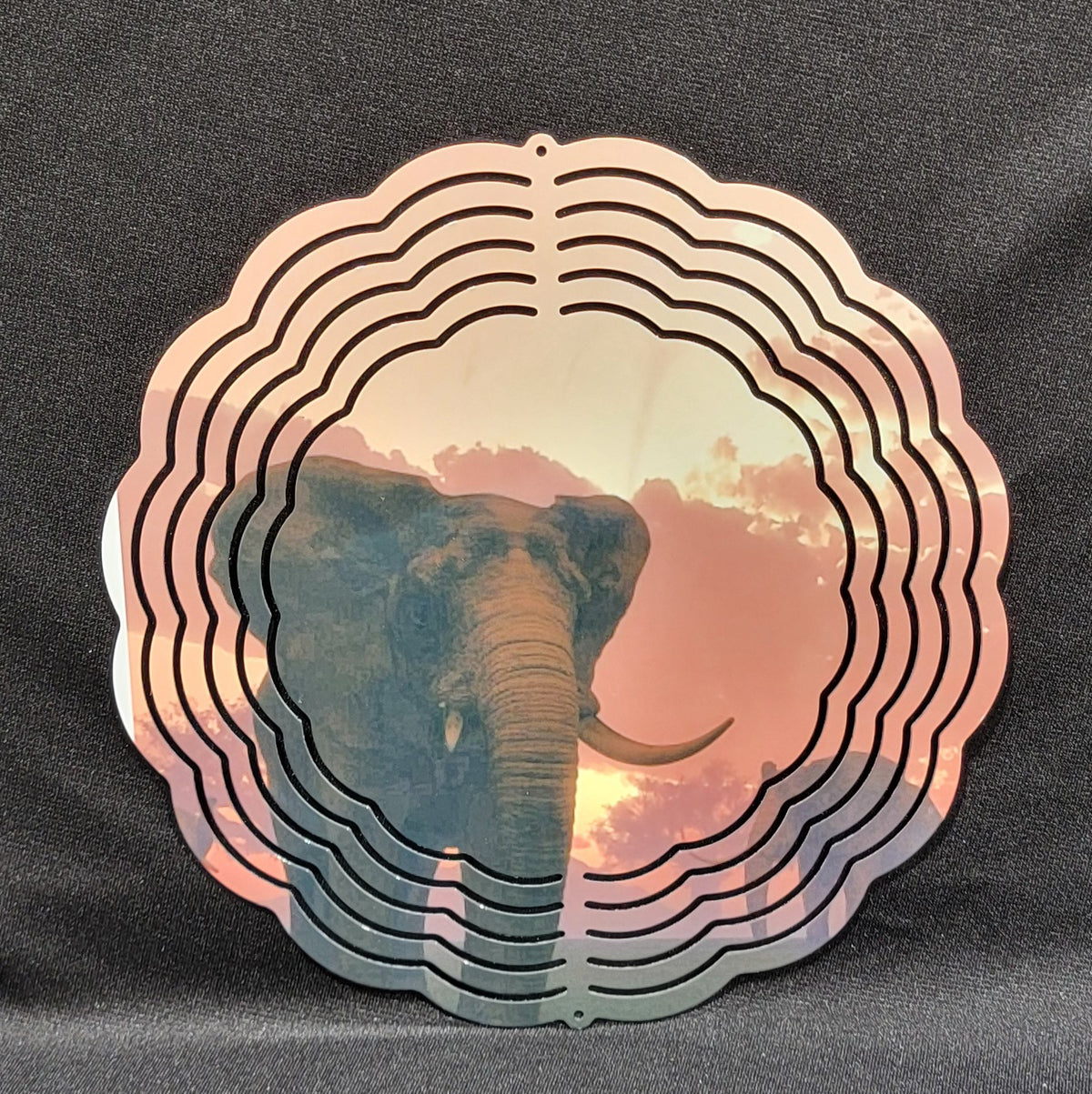 8" Elephant Decorative Spinner (Floor Model)