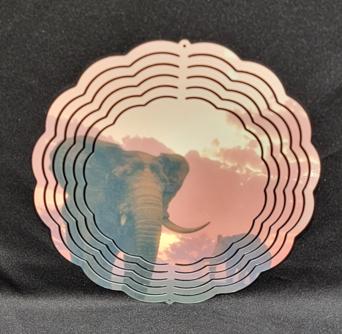 8" Elephant Decorative Spinner (Floor Model)