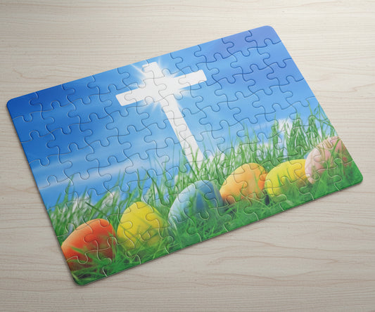 Inspirational Easter Cross Puzzle – Meaningful 80‑Piece Christian Keepsake