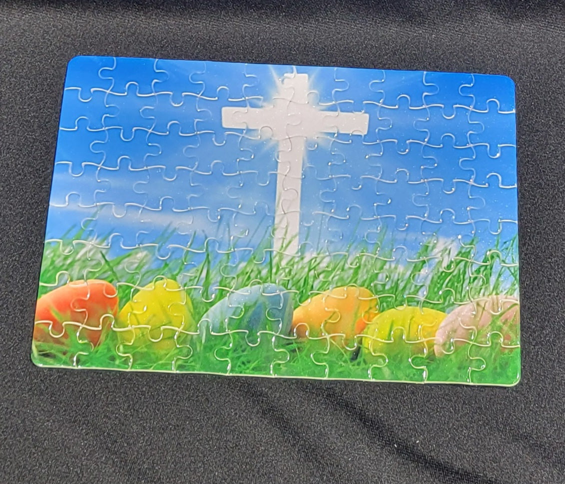 Inspirational Easter Cross Puzzle – Meaningful 80‑Piece Christian Keepsake