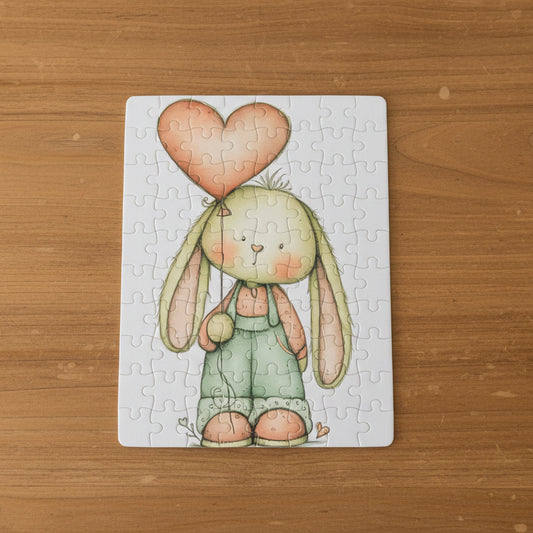 Adorable Bunny Puzzle – 80‑Piece Kids’ Animal Puzzle