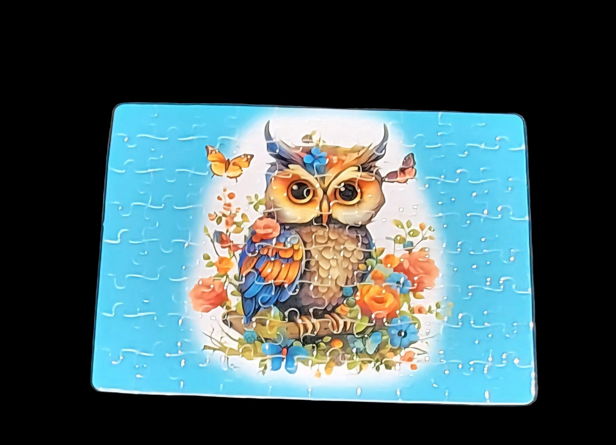Wise Owl Puzzle – Fun 80‑Piece Activity