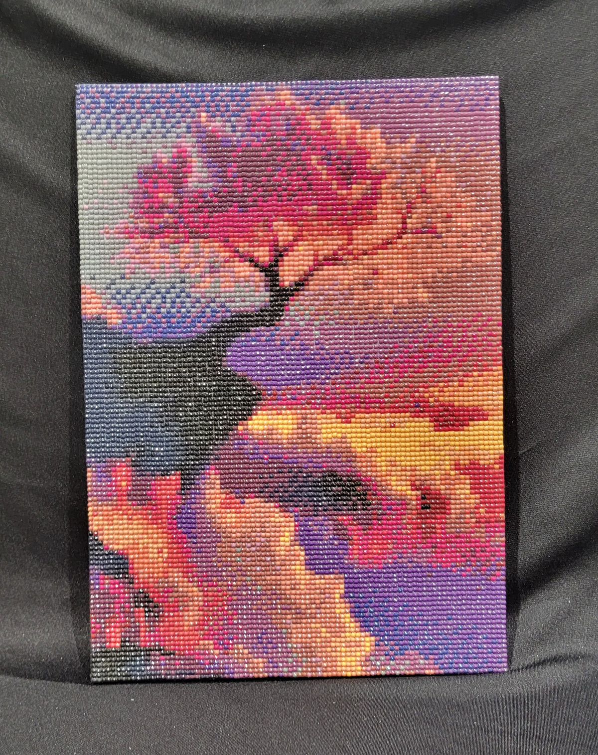 Serene Japanese Tree Diamond Art Décor