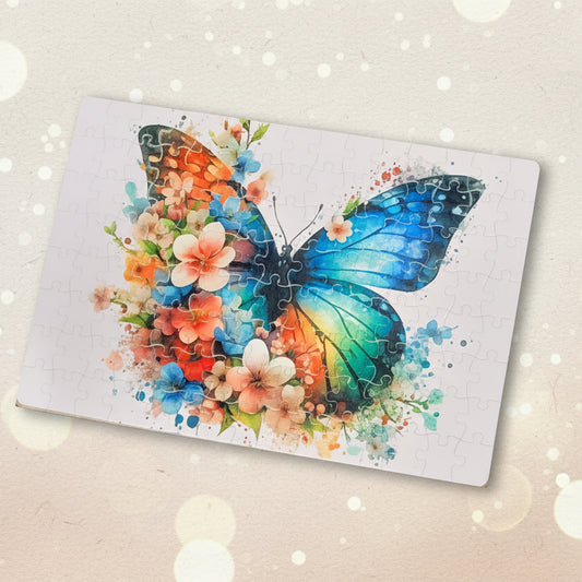 Butterfly 80‑Piece Puzzle for Kids – Easy Animal Jigsaw