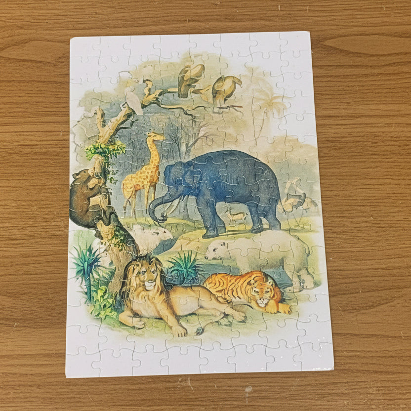 Large Jungle Puzzle – 120‑Piece Interlocking Design