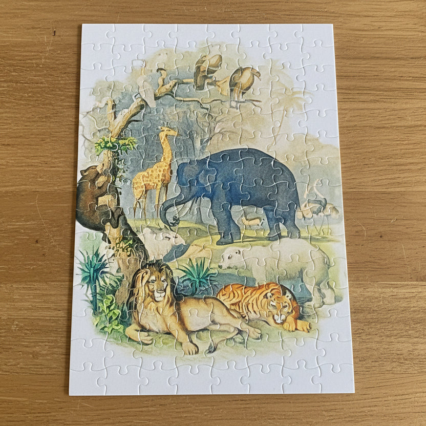 Large Jungle Puzzle – 120‑Piece Interlocking Design