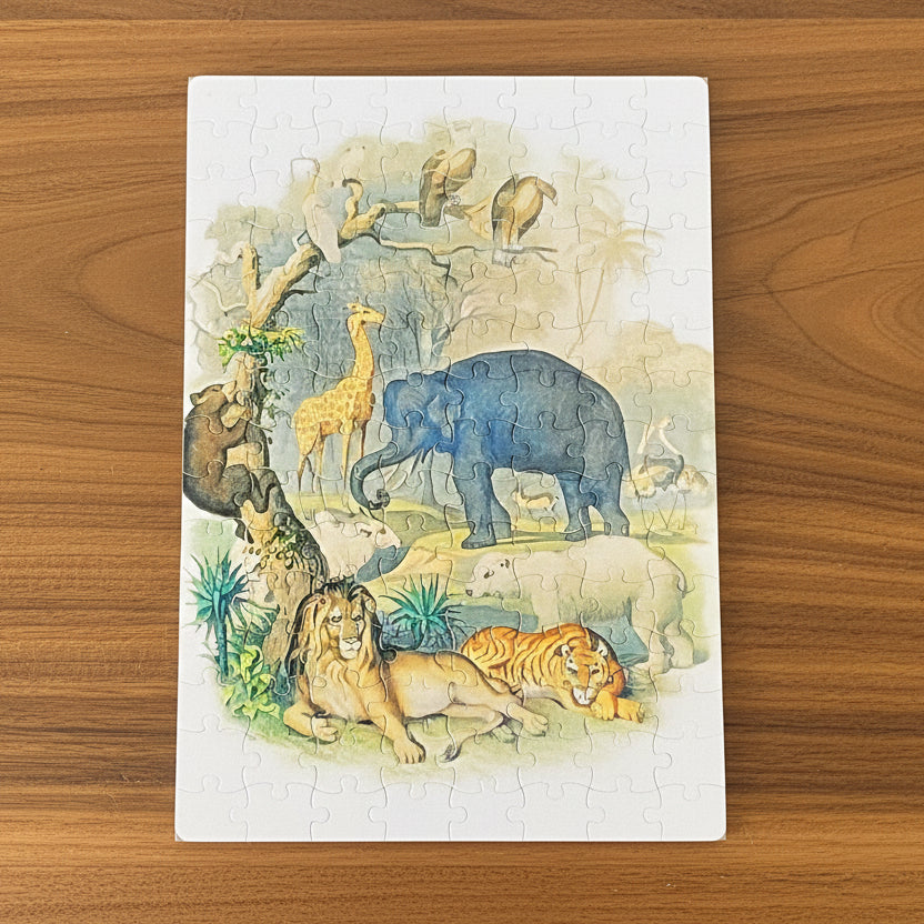 Wild Jungle Animals 80‑Piece Puzzle for All Ages