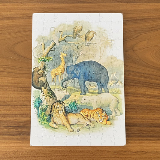 Wild Jungle Animals 80‑Piece Puzzle for All Ages