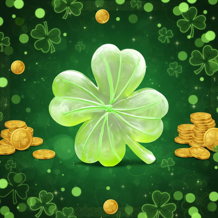 Lucky Shamrock Resin Figurine – St. Patrick’s Day Décor