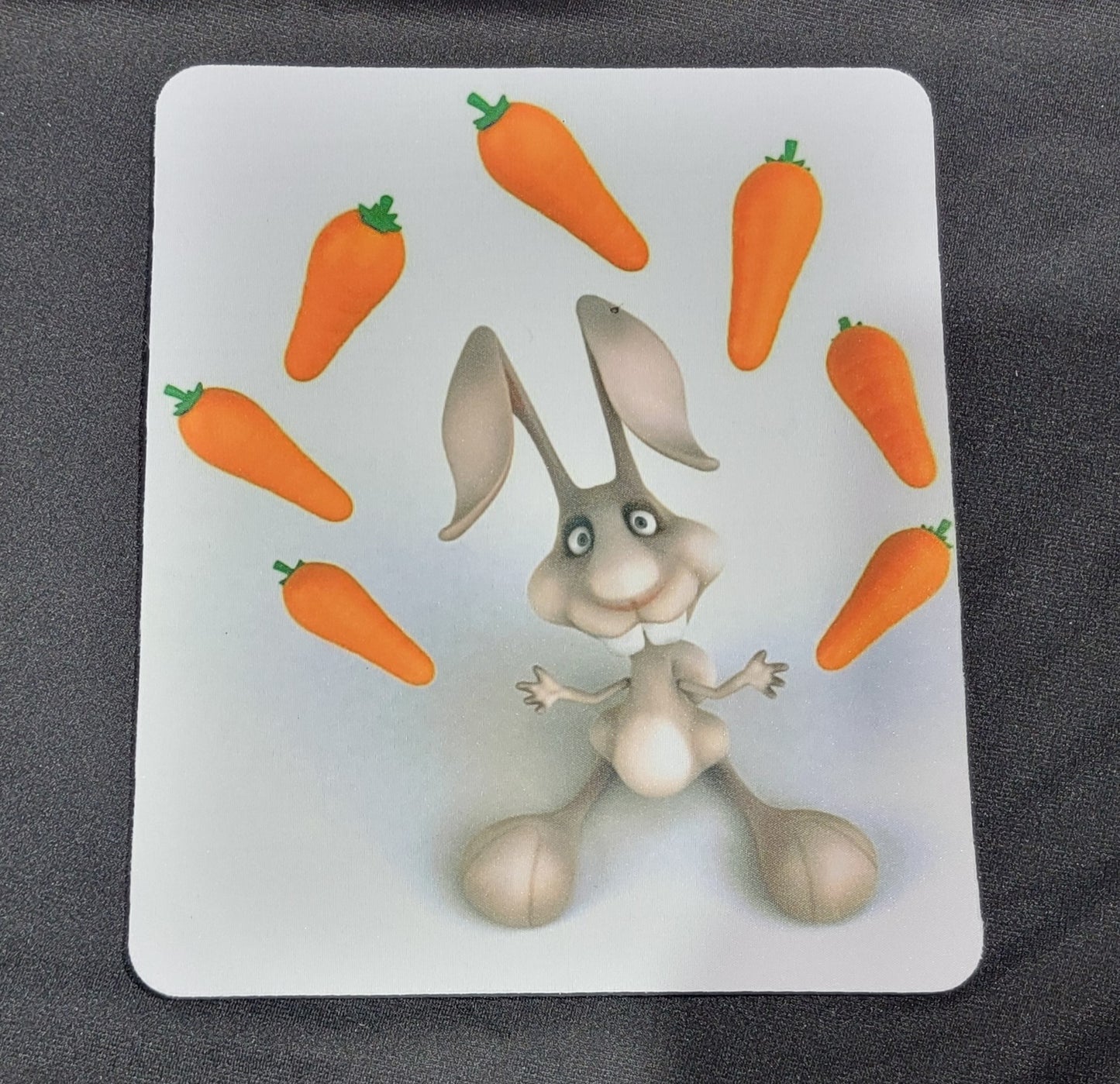 Rabbit Carrot Mouse Pad
