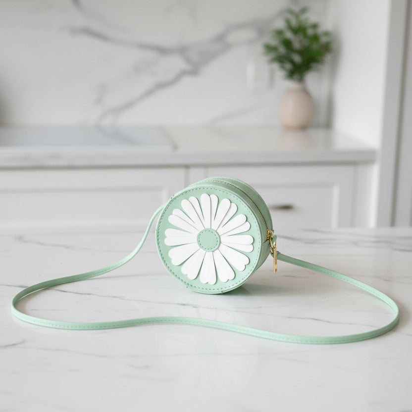 Cute Round Flower Purse