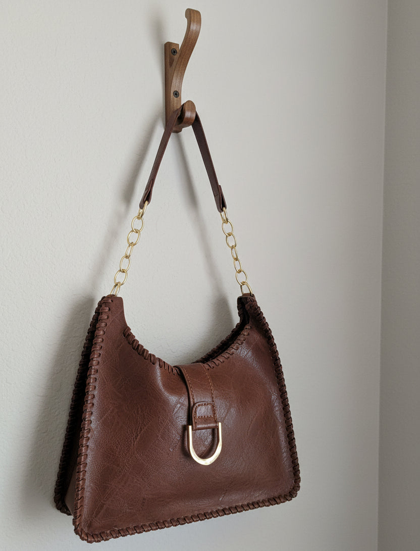 Half Moon Leather Pocketbook