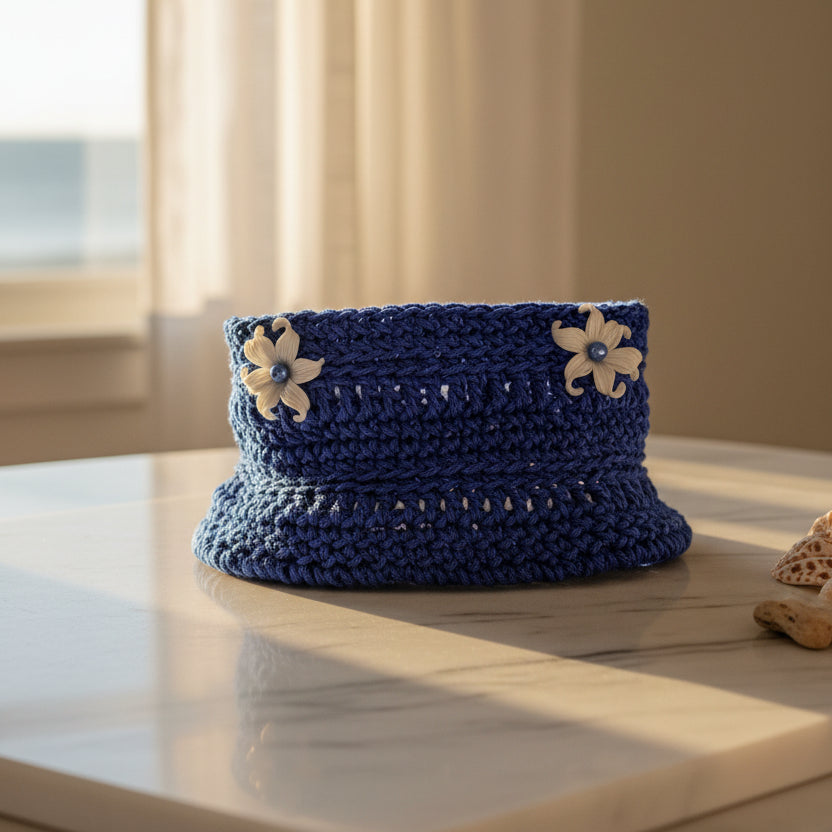 Dark Blue Basket