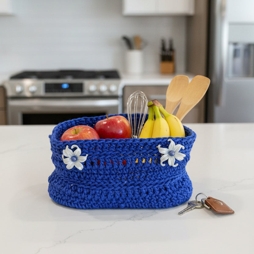 Dark Blue Basket