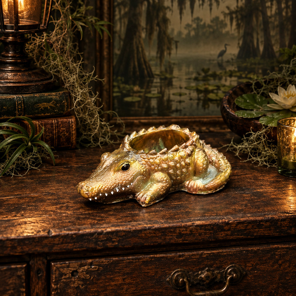 Alligator Trinket Dish