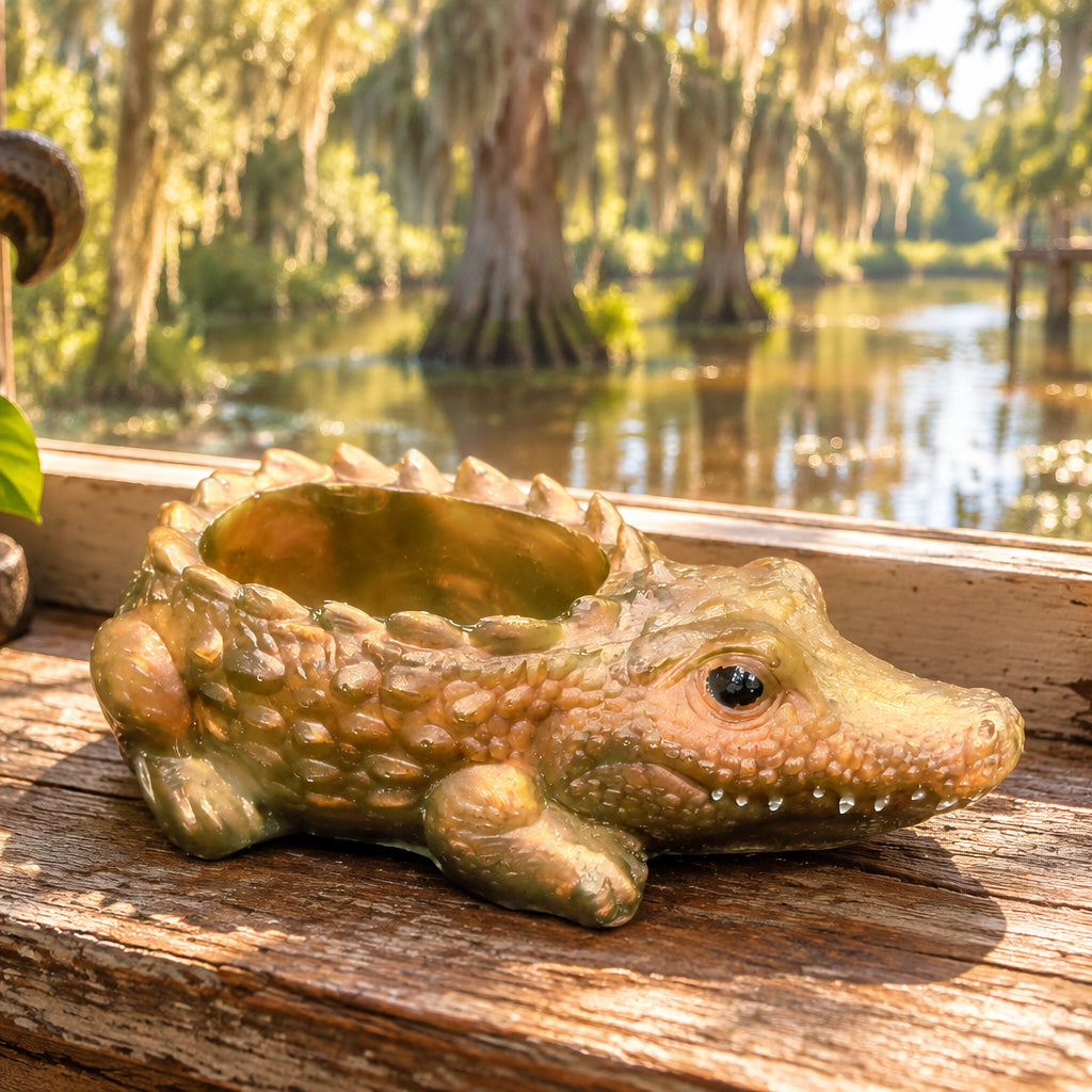 Alligator Trinket Dish
