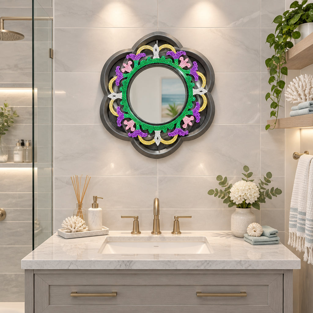 Decorative Diamond Art Mirror