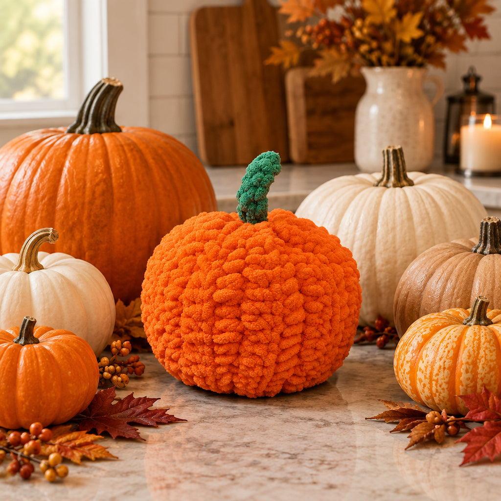 Small Crochet Pumpkin