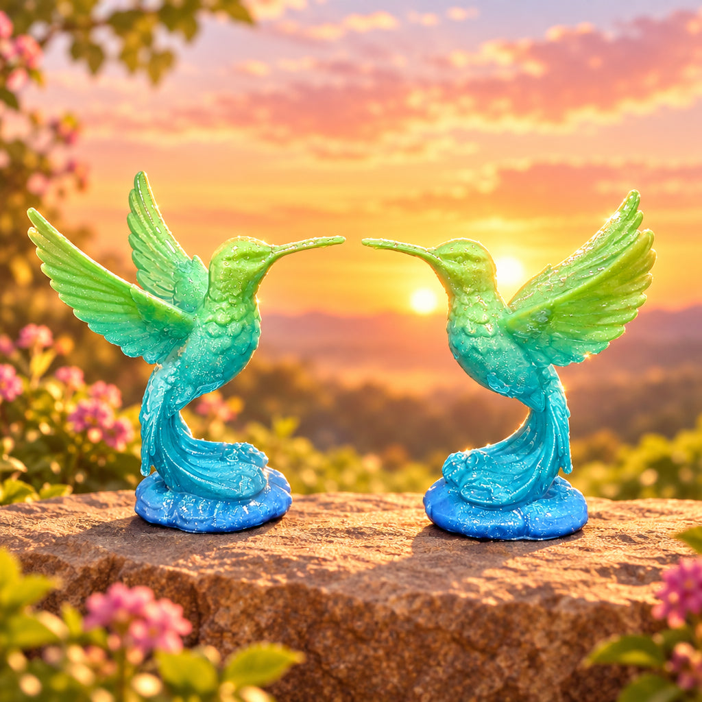 Pair of Hummingbirds Decorations