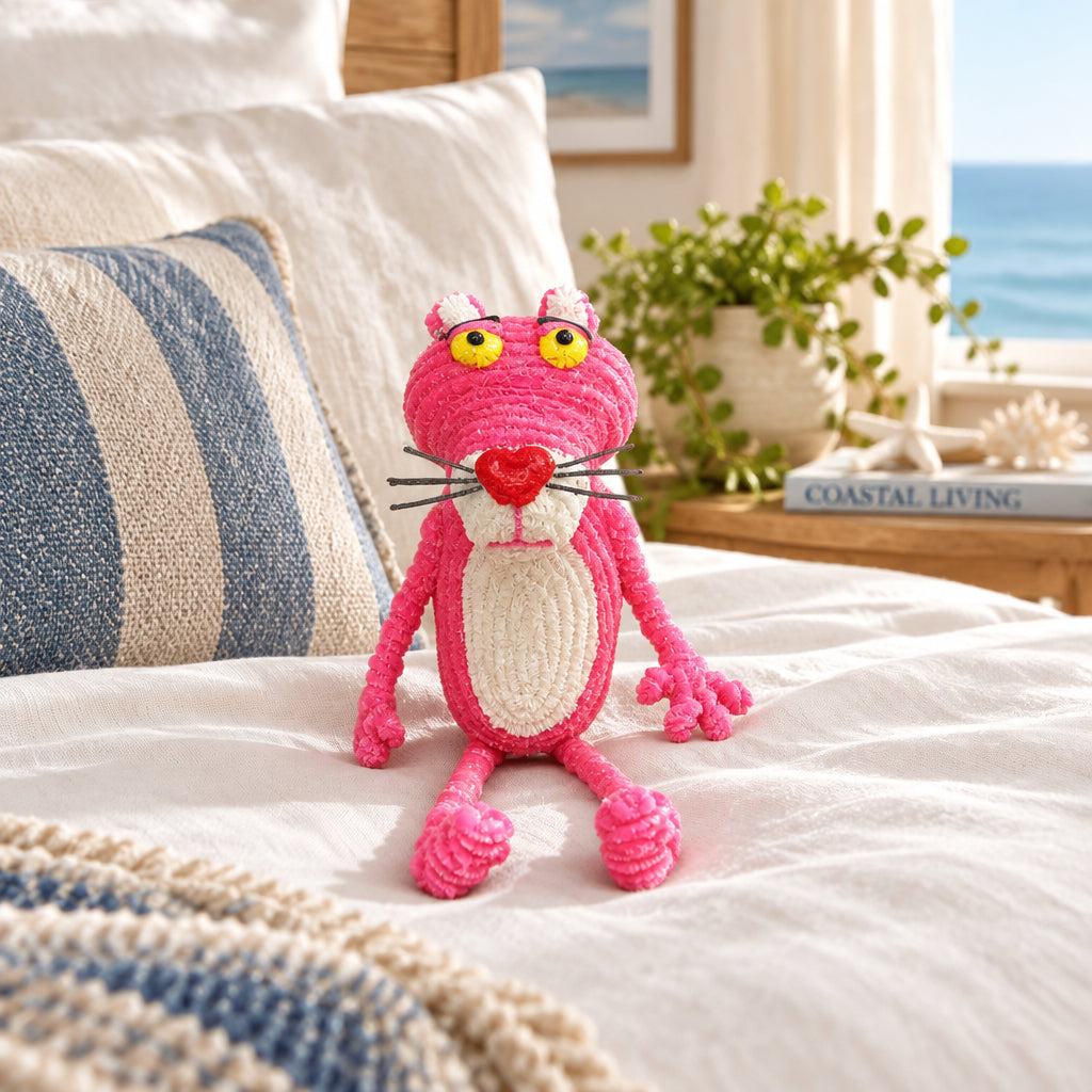 Pink Panther Pipe Cleaner Art