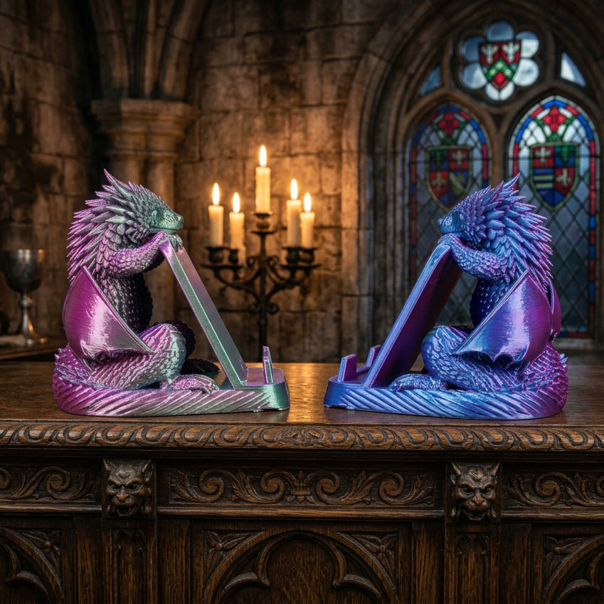 3D Printed Dragon Phone Holders