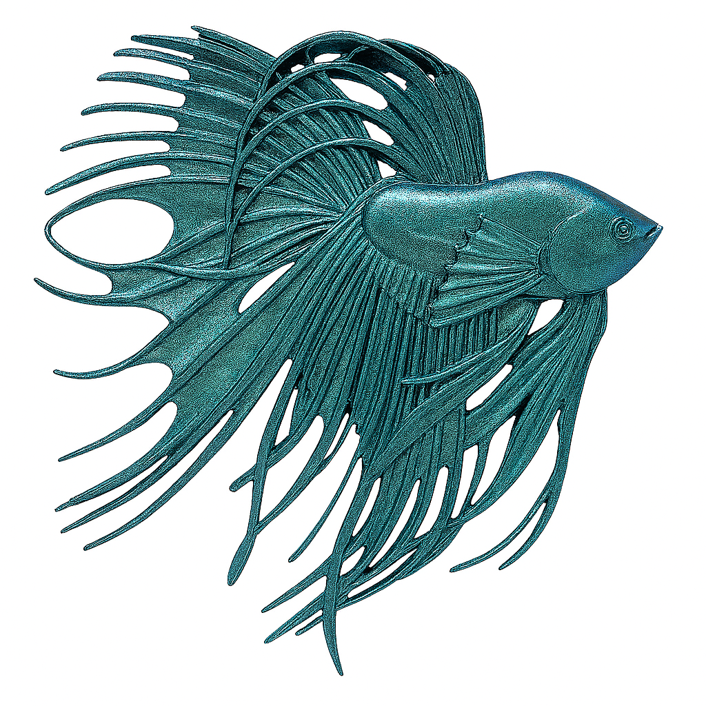Beta Fish Wall Hanging