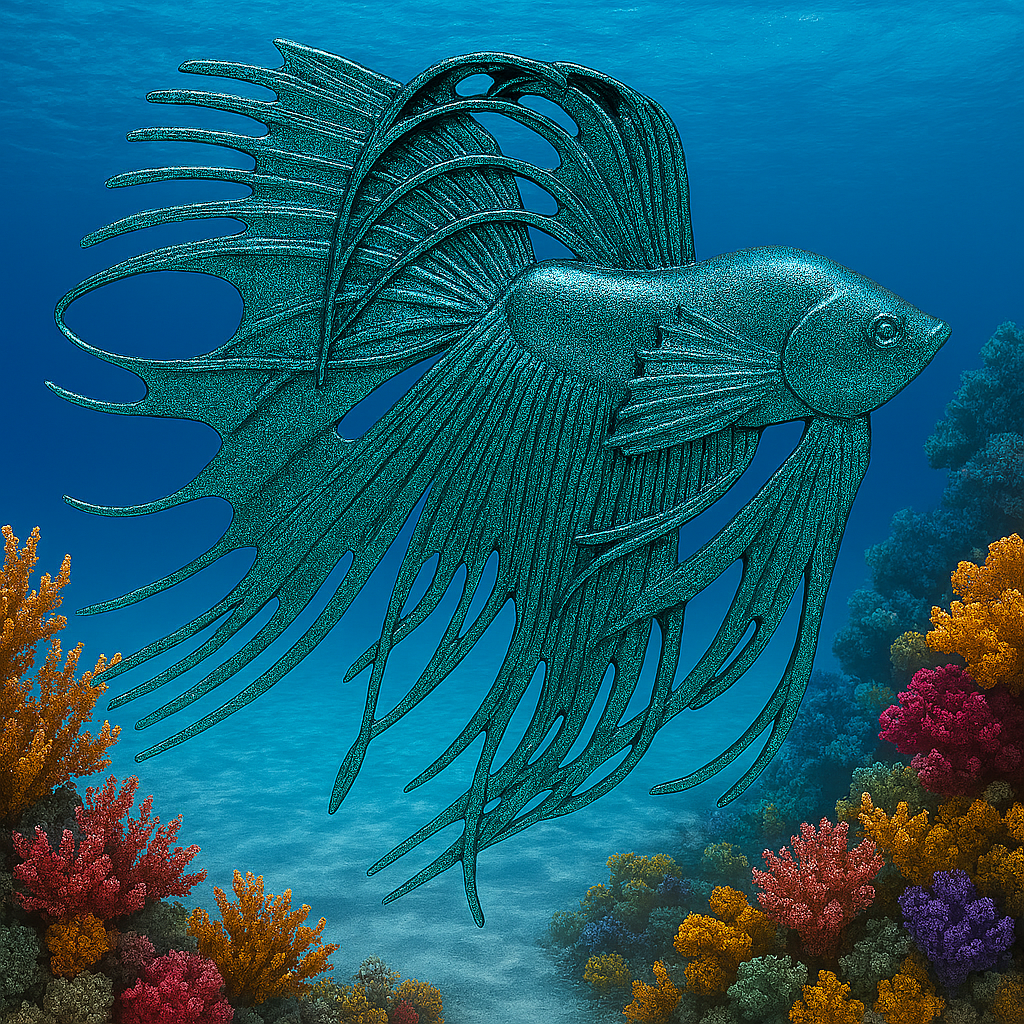 Beta Fish Wall Hanging