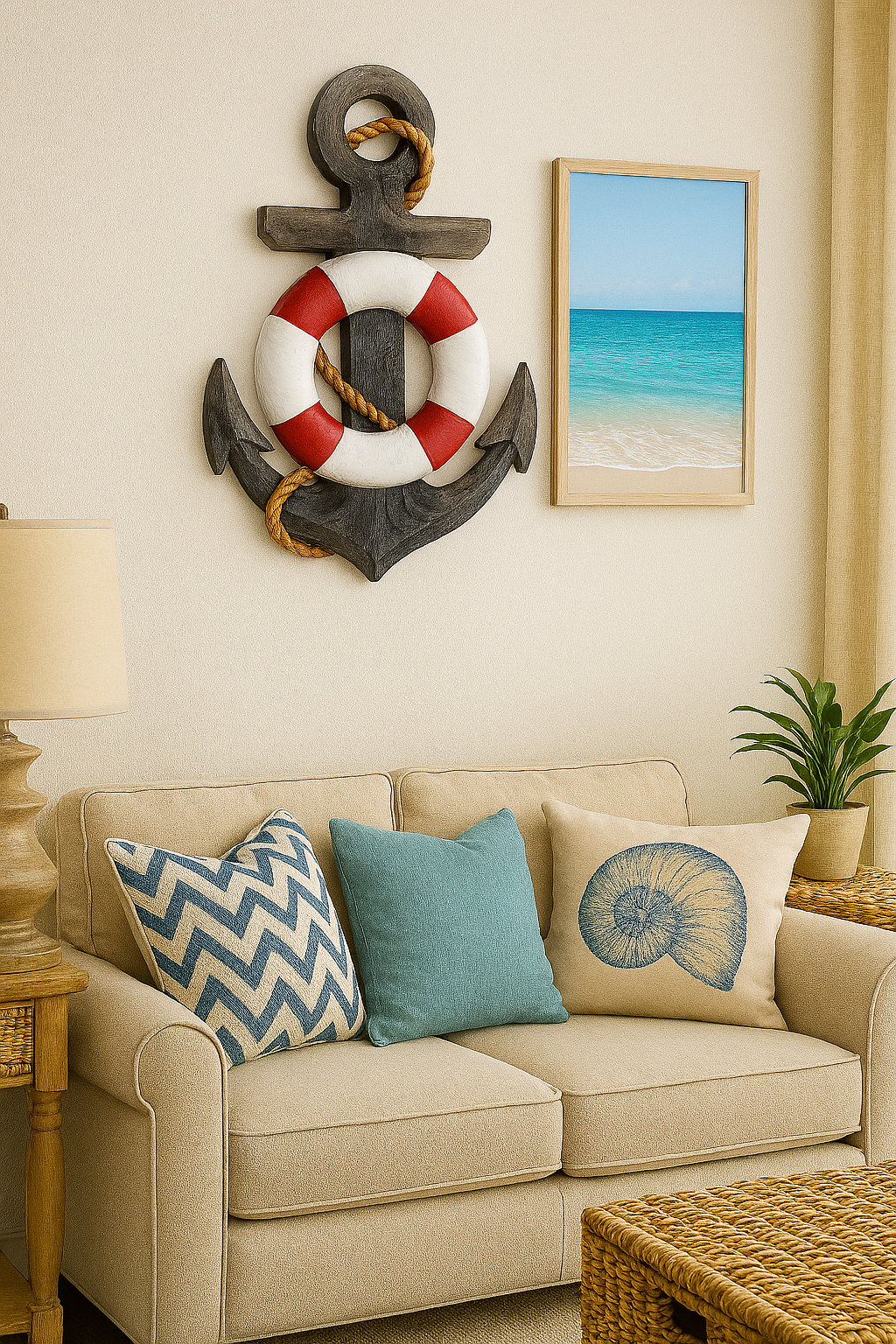 Anchor with Life Preserver
