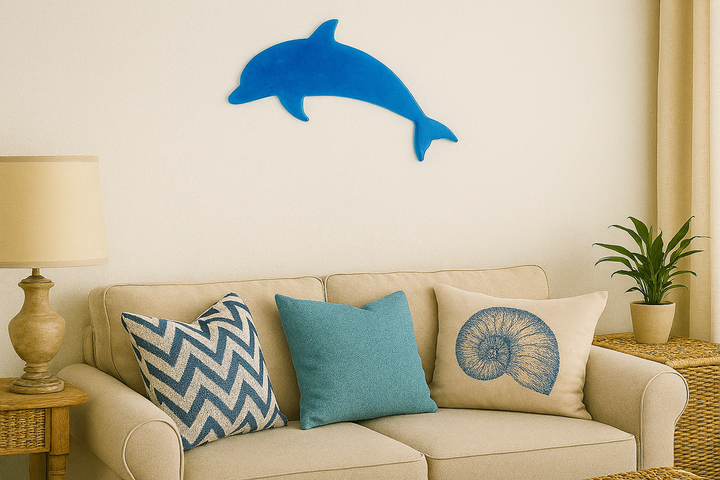 Blue Dolphin Wall Hanging