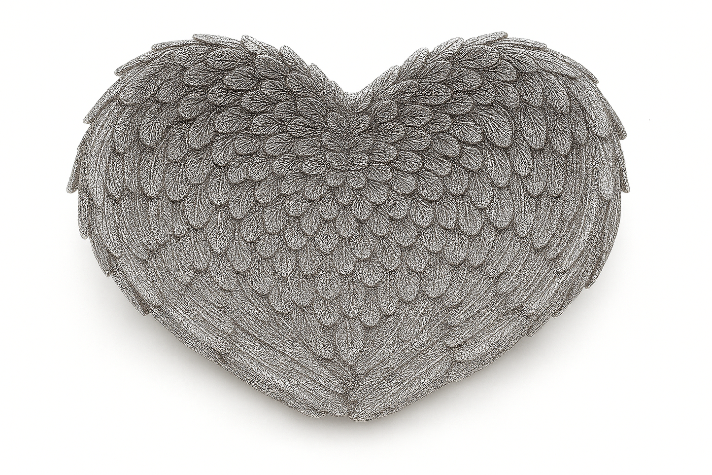 Angel Wings Dish Silver