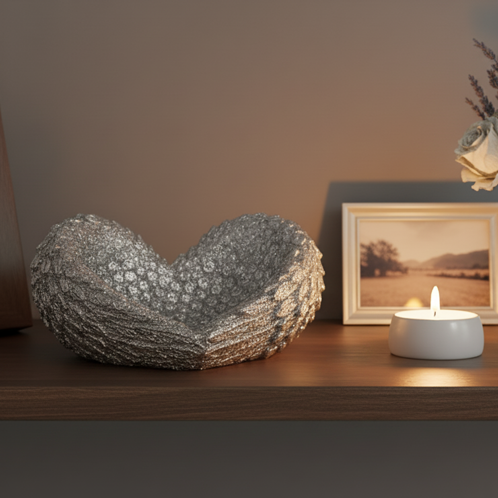 Angel Wings Dish Silver