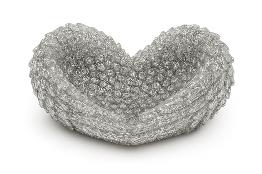 Angel Wings Dish Silver