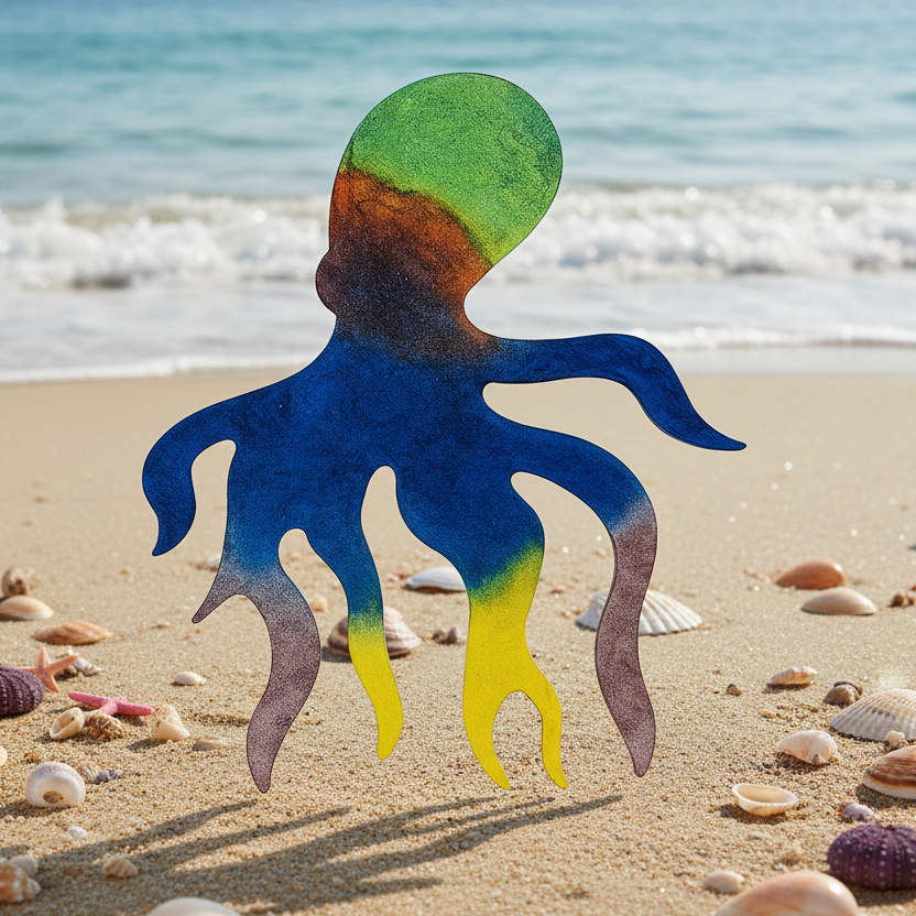 Multi- color Octopus Wall Hanging