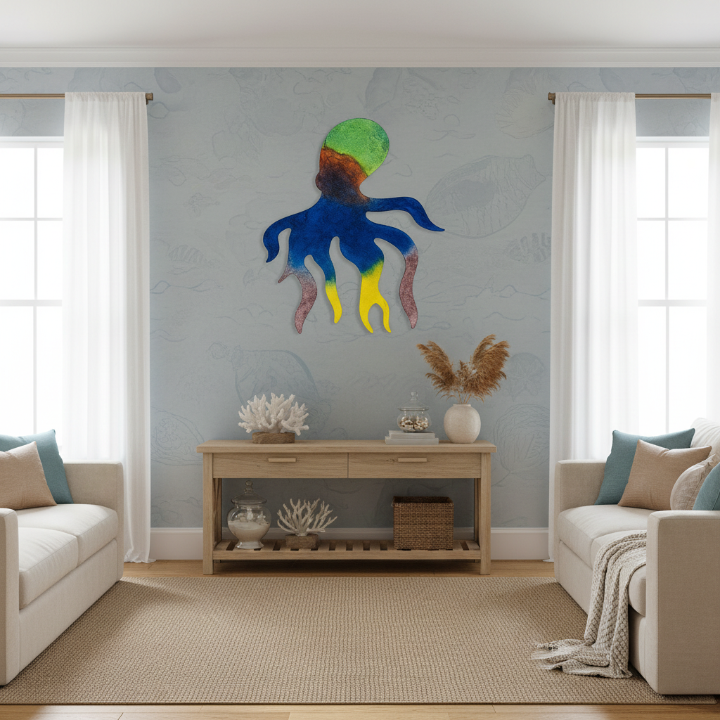 Multi- color Octopus Wall Hanging