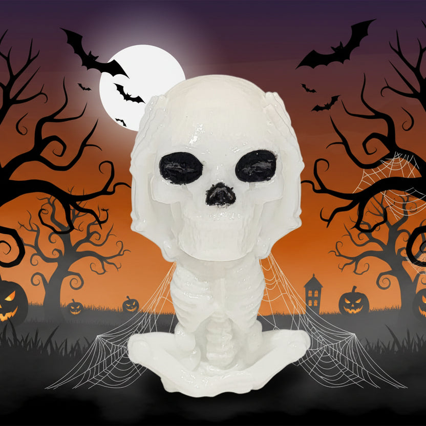 Meditating Skeleton Figurines