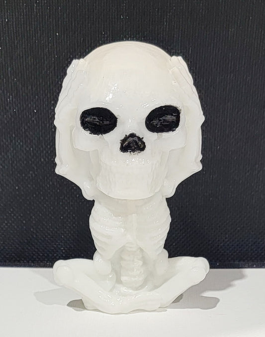 Meditating Skeleton Figurines