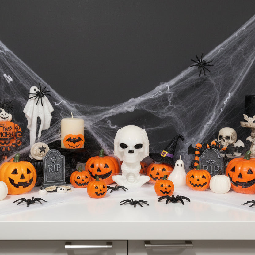 Meditating Skeleton Figurines